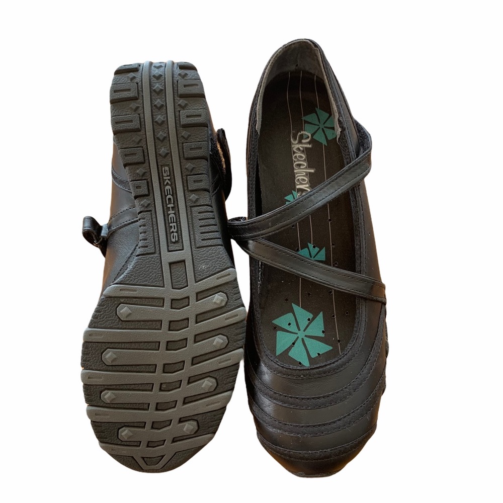 Skechers Mary Janes Leather 21158 Casual Shoe - Picture 7 of 11